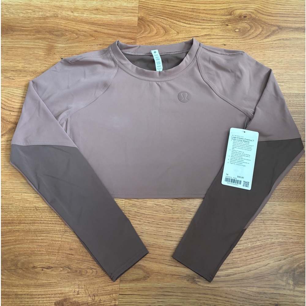 Lululemon Logo Elastic Everlux Training Long Sleeve